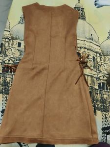 Stylish Brown Fringe Dress