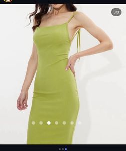 Green Bodycon Midi Dress