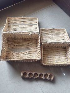 Woven Decorative Basket Set