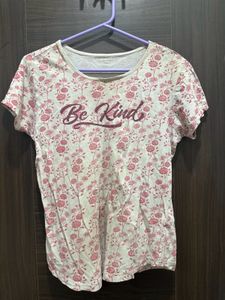 Pink Cotton Tshirt