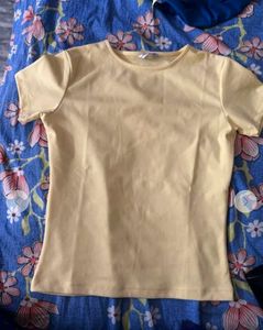 Yellow Basic T-Shirt