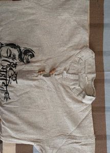 Grey Kurta with Shiva Print