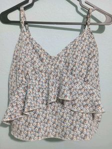 Floral Ruffle Camisole Top