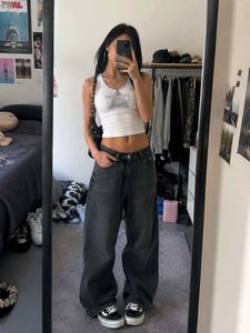 y2k Wide Leg Denim Jeans