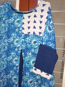 round floor length kurti