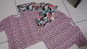Girls' T-Shirt Bundle (3 Items) Combo