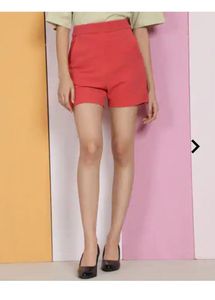 Coral Shein Shorts