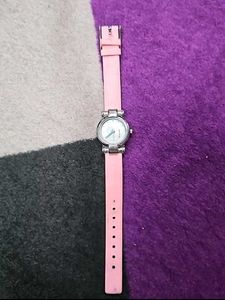 Sonata Pink Watch with Blue Dial