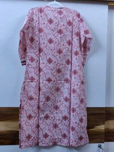 Pretty Pink Cotton Kurta Set