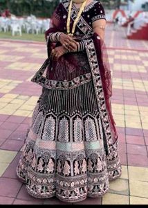 Stunning Bridal Lehnga choli Double Dupatta