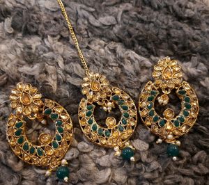 Heavy Earings With Maangtika 🛍