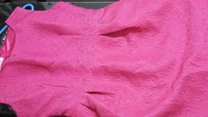 Vibrant Pink A-Line Dress