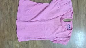 set of 2 Cute Pink T-Shirts for Girls