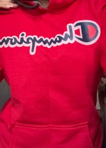 Champion Red Hoodie