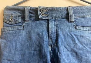Denim Roll-Cuff Shorts