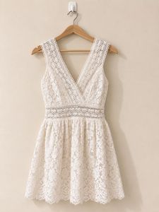 White Lace Summer Dress