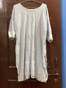 Blue embroidered Kurta set