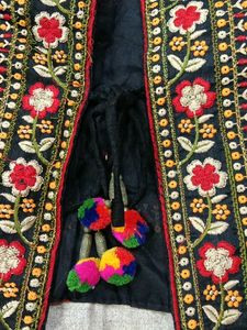 Embroidered Black Jacket