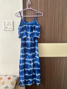 Tie Dye Long A Line Dress (Size - M)