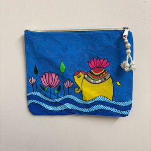 Handpainted pouch