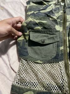 Camo Vest with Hood
