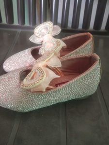 Sparkly Pink Mary Jane Shoes