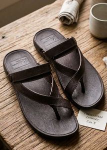 Comfortable Brown Flat Sandals