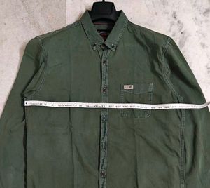 Us Polo 🔥Men's Green Casual Button-Down Shirt
