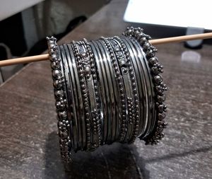 Oxidized Bangles Set
