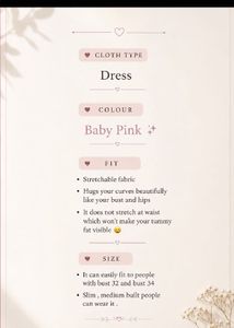 elegant Pink dress