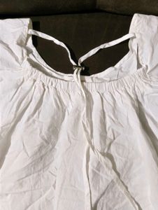 Boho White Wide Sleeve Top