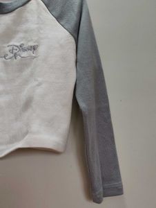 Grey Raglan Sleeve Top