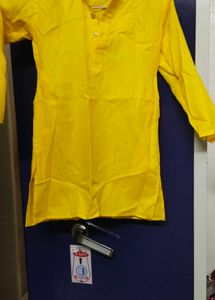 Bright Yellow Kurta