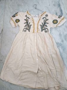 max beige colour dress