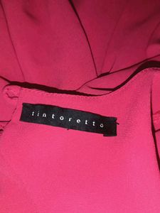 pink korean dress for college girls