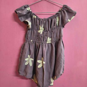 Boho Floral Peplum Top