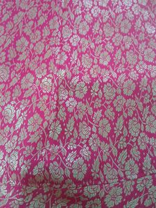 Vibrant Pink Brocade Lehenga Skirt