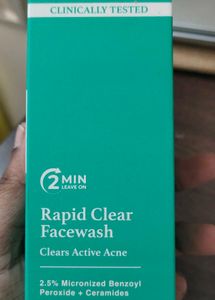 sealed pack -The Solved Skin Rapid Clear Facewash