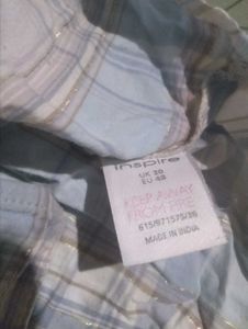 Women's Plaid Short Sleeve Shirt
