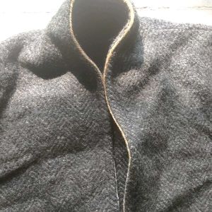 Elegant Embroidered Long Sleeve night Coat