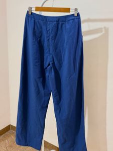 Elegant Blue Wide-Leg Trousers