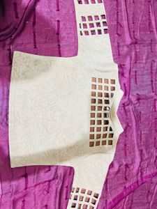Stylish Cut-Out Sleeve Top