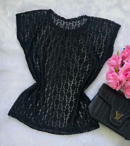 Black Lace Top – Elegant & Trendy