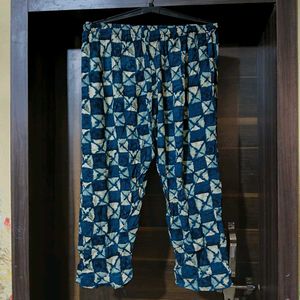 Blue &amp; White Geometric Print coord set
