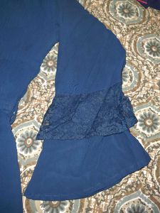 Elegant Navy Blue Maxi Dress