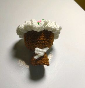 Handmade Crochet bouquet Keychain