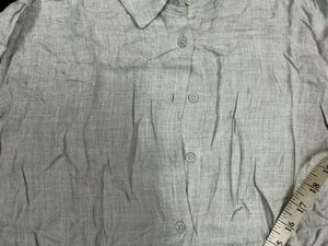 Uniqlo formal yet chic grey shirt