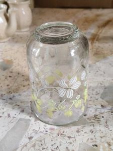Set of 6 Vintage Floral Glasses