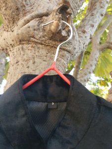 kids's Black Sherwani Jacket