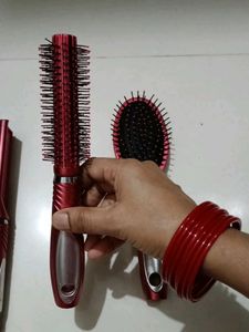 Hair Brush &amp; Mirror Set